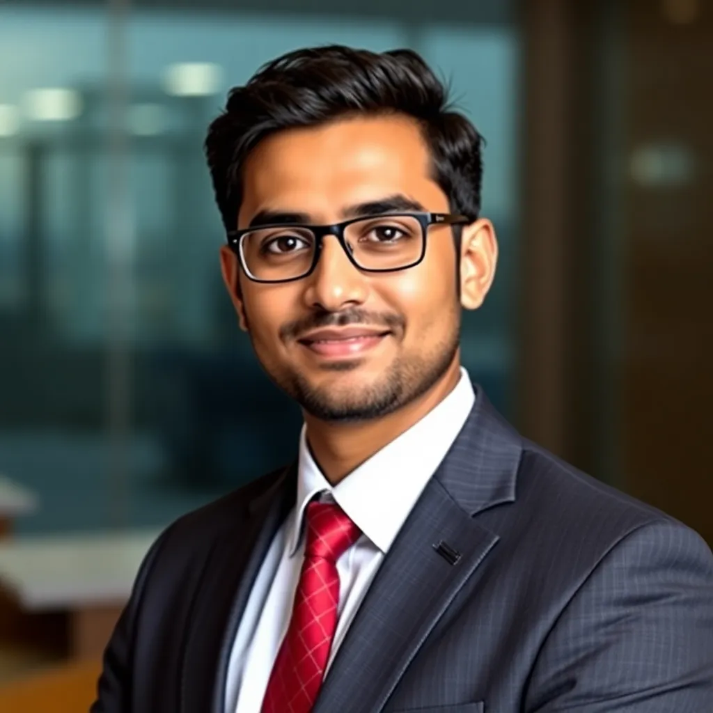 Professional headshot of Rohan Mehta, a sharp Indian man in his late 30s, Director of Operations.